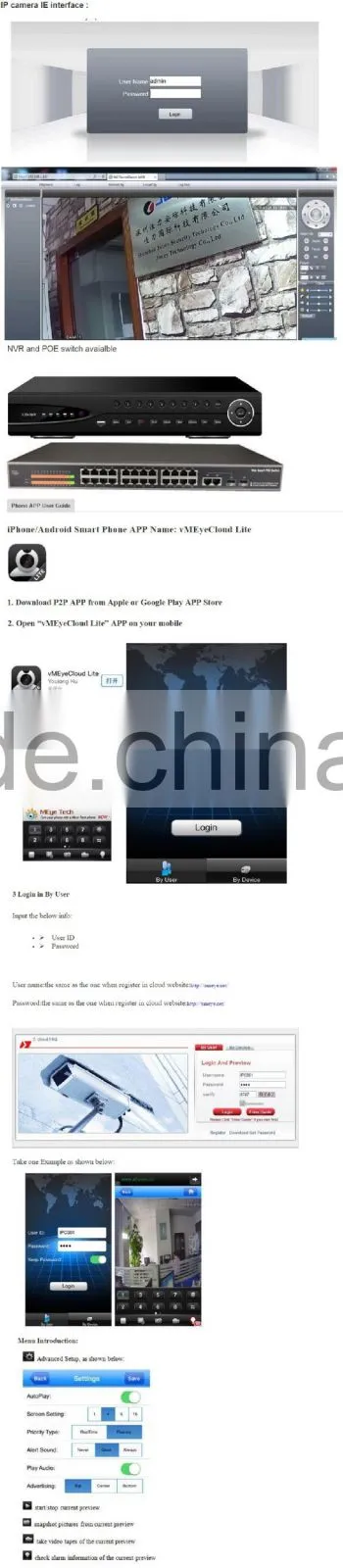 1080P P2P security wifi ip camera cctv PTZ camera