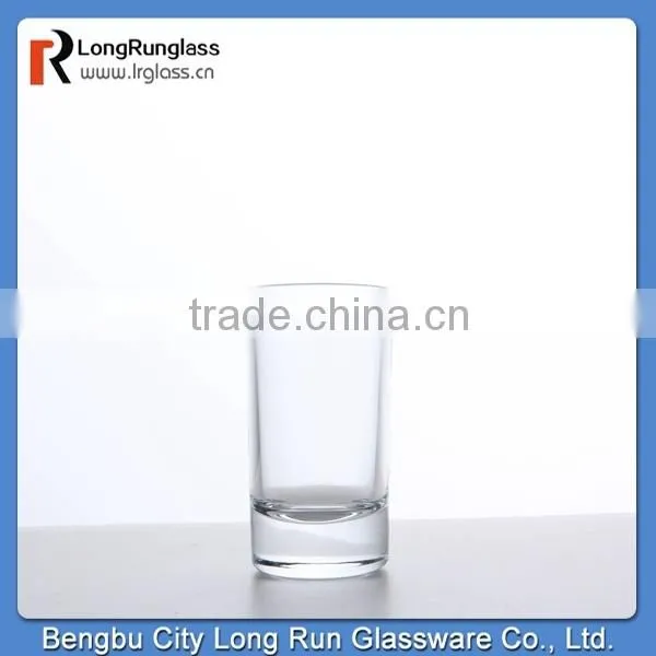LongRun 1.2oz top sale cylindrical shot glass cup low price,manufacture
