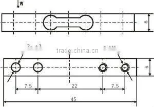 Aluminum smallest load cell