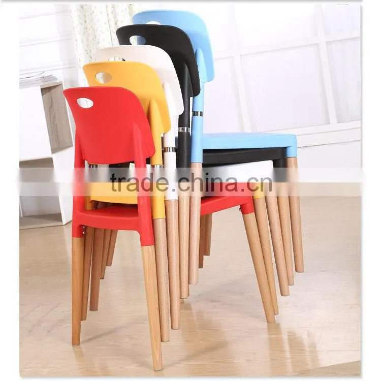 Cheap plastic stacking chair design