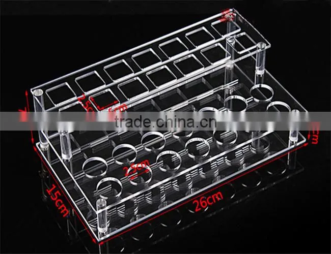 Lip gloss lipstick shelf storage rack acrylic cosmetic display shelf