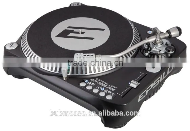 PROMOTIONAL NOW! EPSILON DJT-1300 dj equipment high torque vinyl turntable with USB output Direc Drive adjustable pitch control