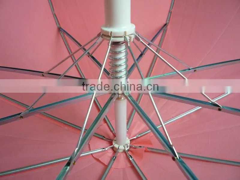 23" auto open straight pink umbrella