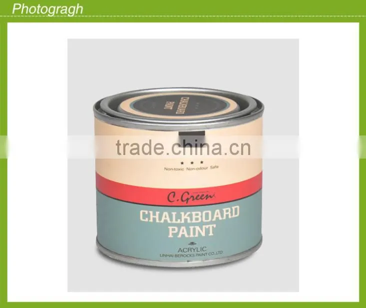 250ml washable non-toxic black chalkboard paint for class