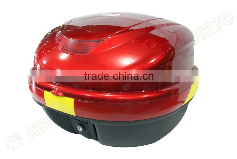 Good rating promotion red big motorcycle tail box