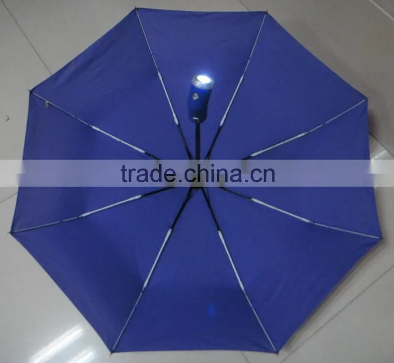 2017 21inch 10ribs High Quality Smart Auto 3 Folding Black Coating Best UV Super Strong Umbrella
