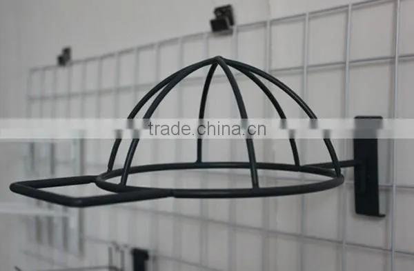Nice Design Durable Metal cap hat rack for slatwall / gridwall