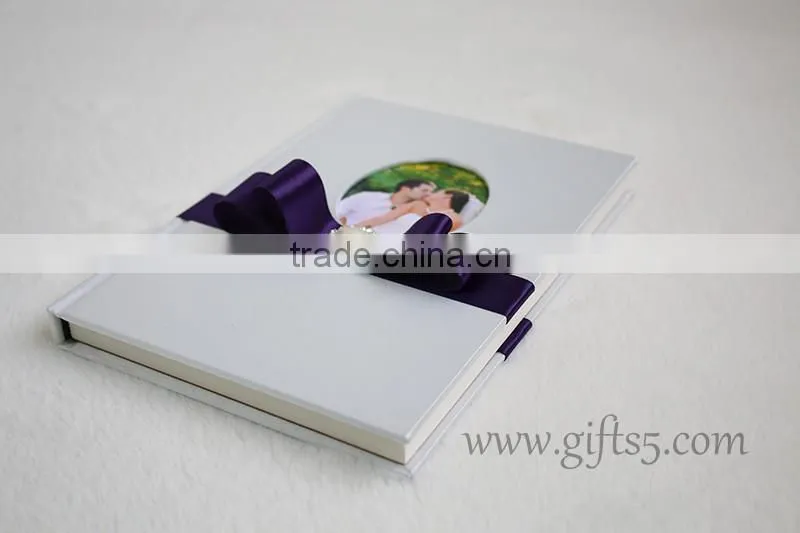 Hardcover custom Wedding Guest Book
