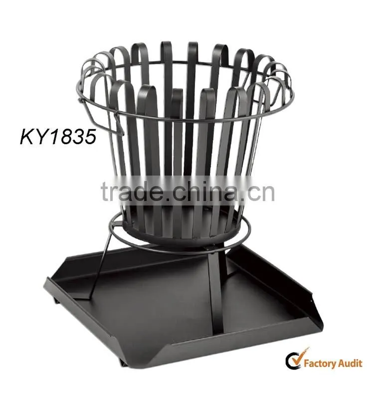 Wrought-iron lattice fire pit from china