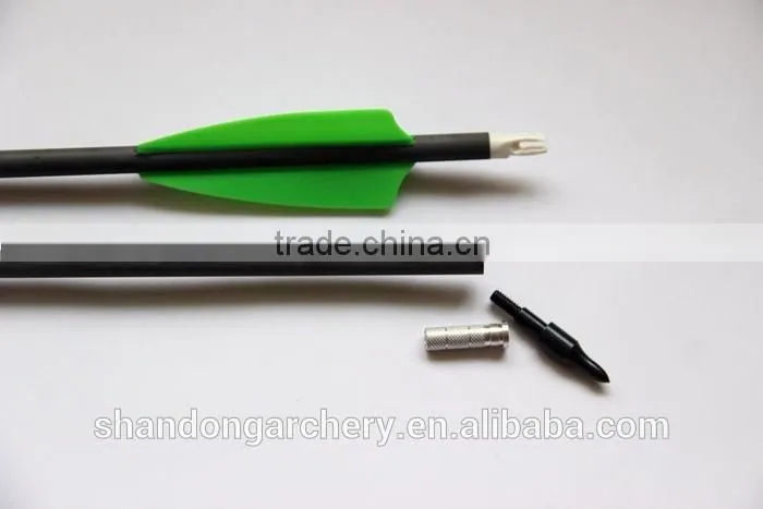 30 inch pure carbon arrows with plactic feather vane for sale