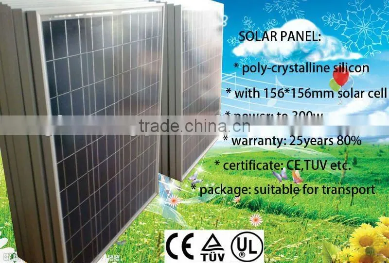 120 watt solar panel multicrystalline silicon