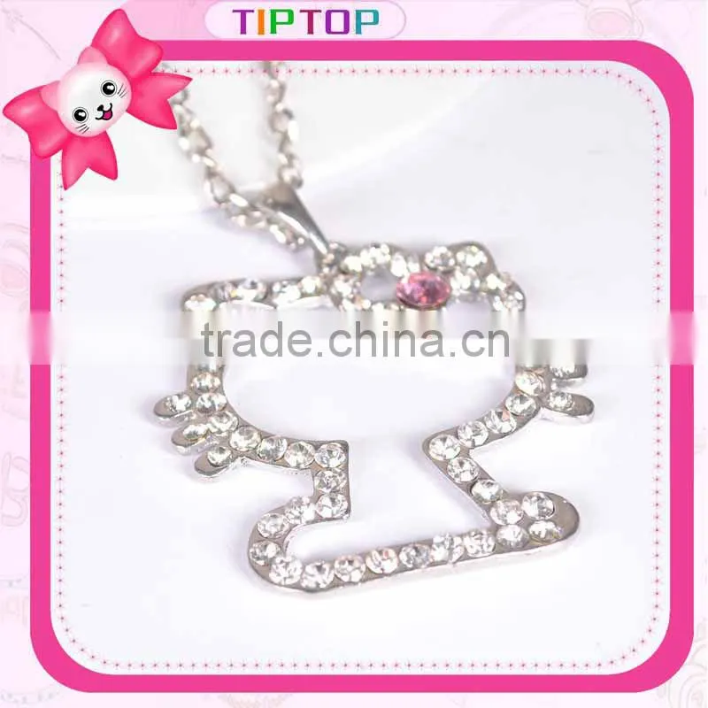 Zinc Alloy Lovely Cat Shape Kid's Necklace