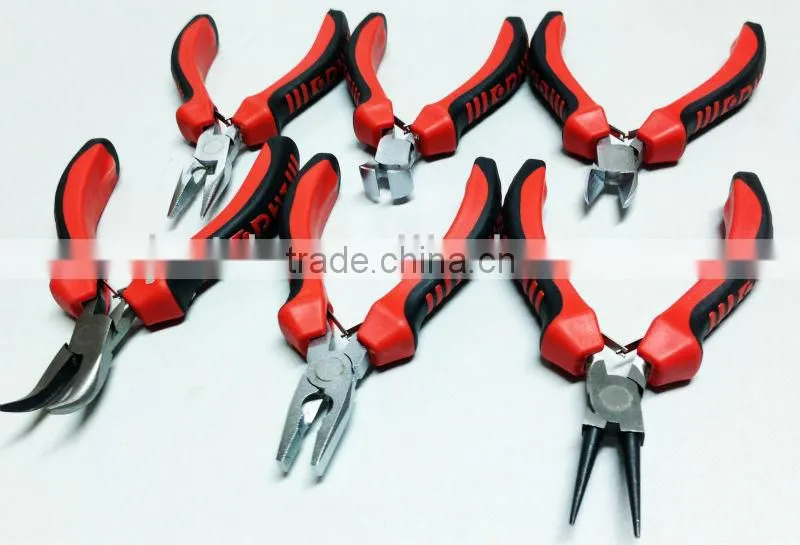 Mini Combination Pliers, Mini Diagonal cutting Pliers, Mini Needle Nose Pliers, Mini Long Nose Pliers, Mini Bent Nose Pliers