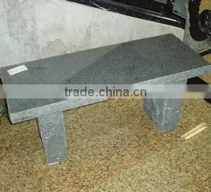rustic curved sandstone marble bench