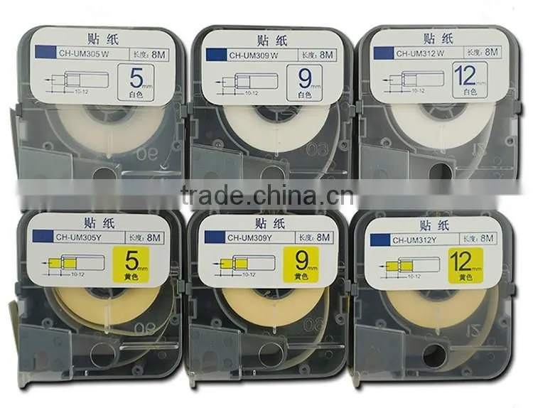 tape cassette LM-TP309T (9mm,Transparent) MAX electronic lettering machine tube marking machine