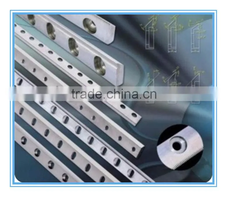packaging bag making machine biade, plastic cutting knives