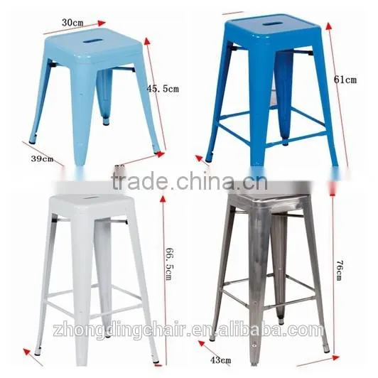F-26 Colorful high metal chair,chairs for dining room