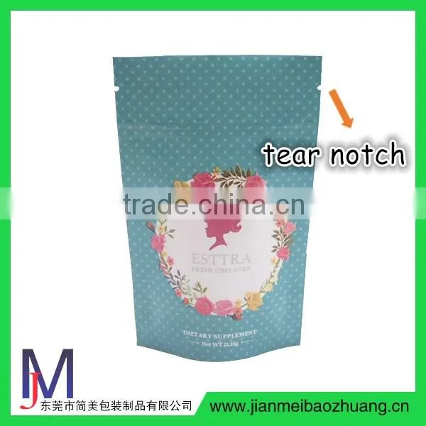 Custom print /plastic packing bag with zipper lock /zipper bag