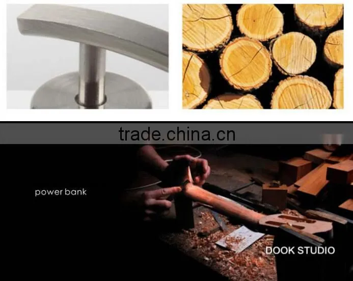 New design charger mobile accessories wood power bank 2600mah