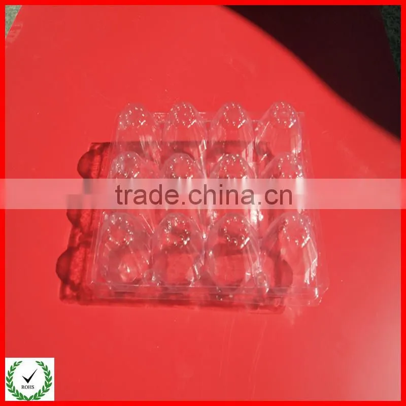 clear disposable plastic egg tray