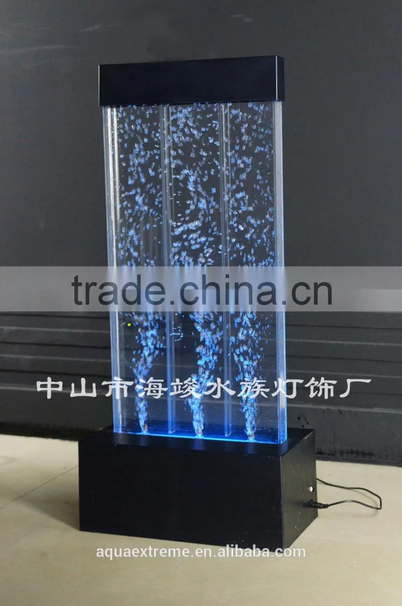 Aqua extreme Led lighting water bubble decoration with color changing, water bubble panel