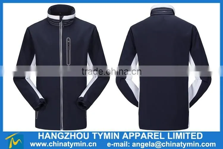 men two color combs waterproof softshell jacket