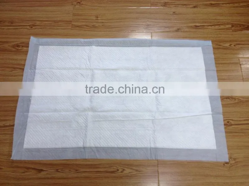 Colored backsheet waterproof under pad hospital use