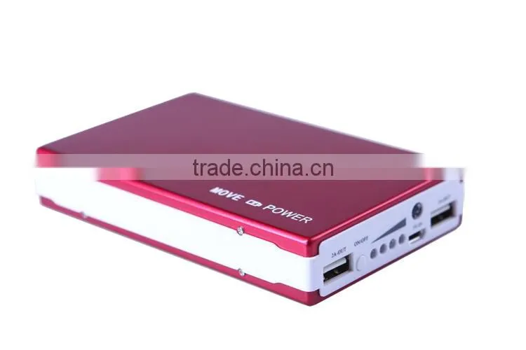 Polymer Battery slim power bank 10000mah home charger