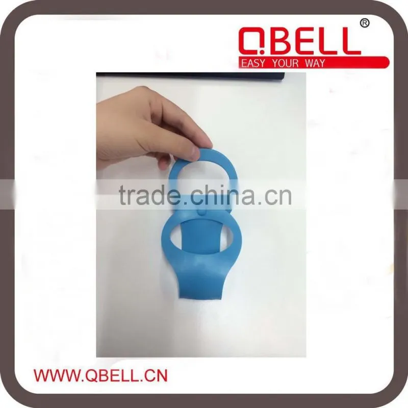 Promotion Cheap Silicone foldable mobile phone charger holder/Colorful cell phone charger holder