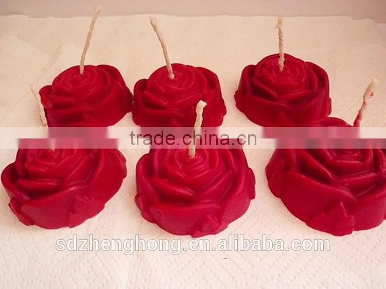 unique rose shape food grade silicone soap candle chocolate jelly cake mold