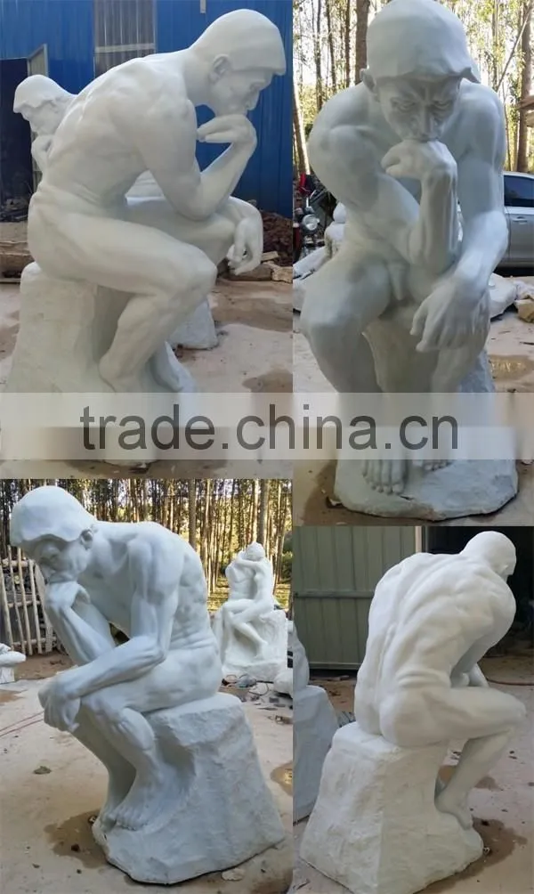Artificial Marble Famous Thinker Statue