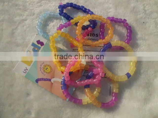 uv bead bracelet colour change bracelet