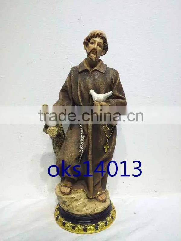 poly resin nativity set polyresin holy family polyresin statue St. Anthony