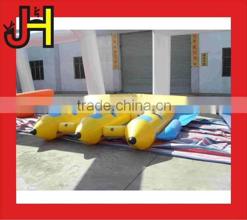 Use Yellow&Blue Inflatable Boat For Sale