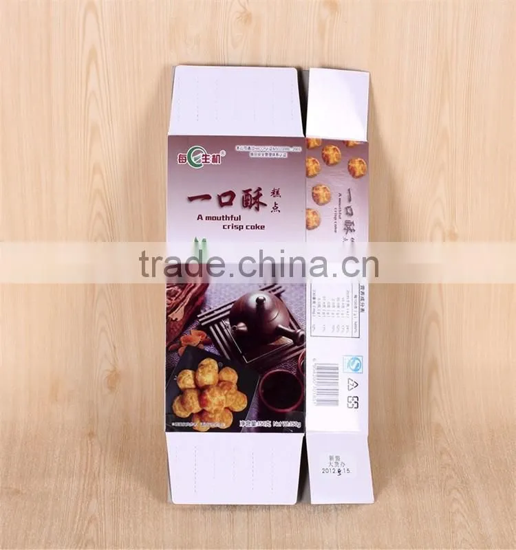 cheap biscuit paper cookie box packaging
