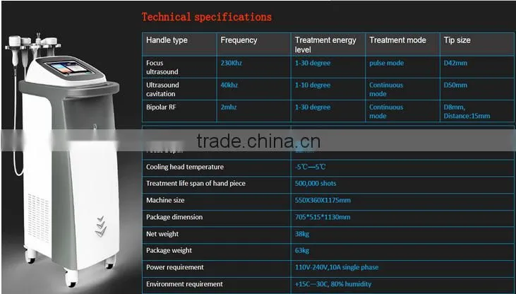 high intensity focused ultrasound HIFU / hifu machine / skin tighten body lifting /hifu wrinkle removal/with CE