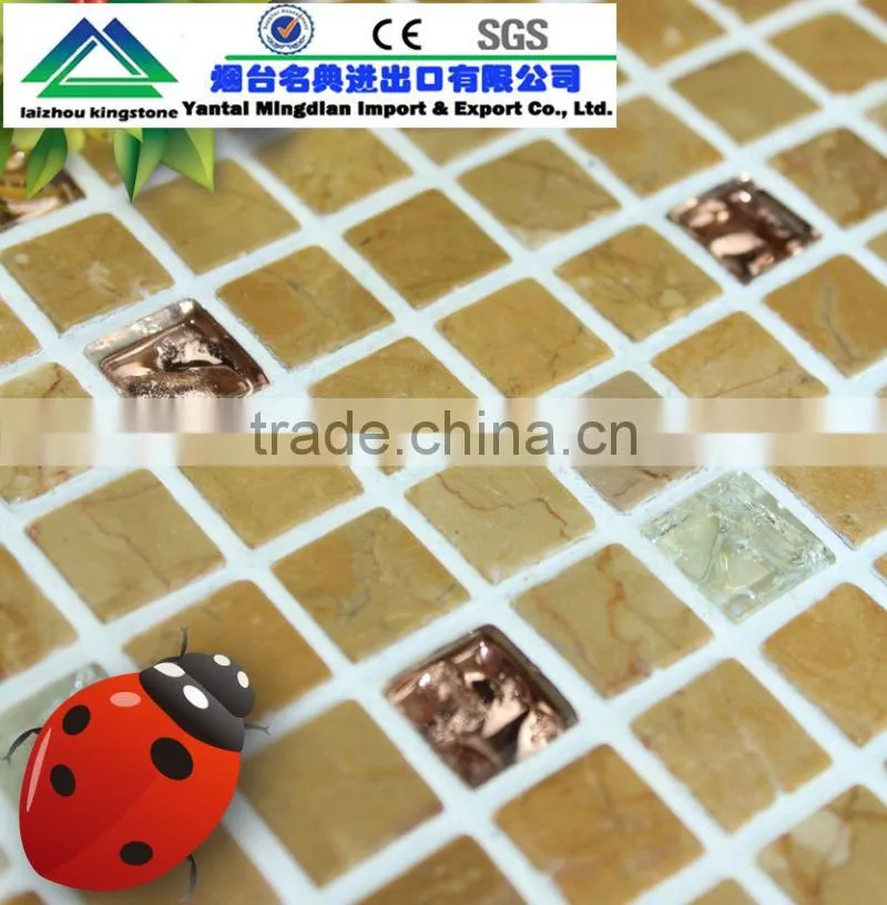 lzkingstone golden star glass mosaic