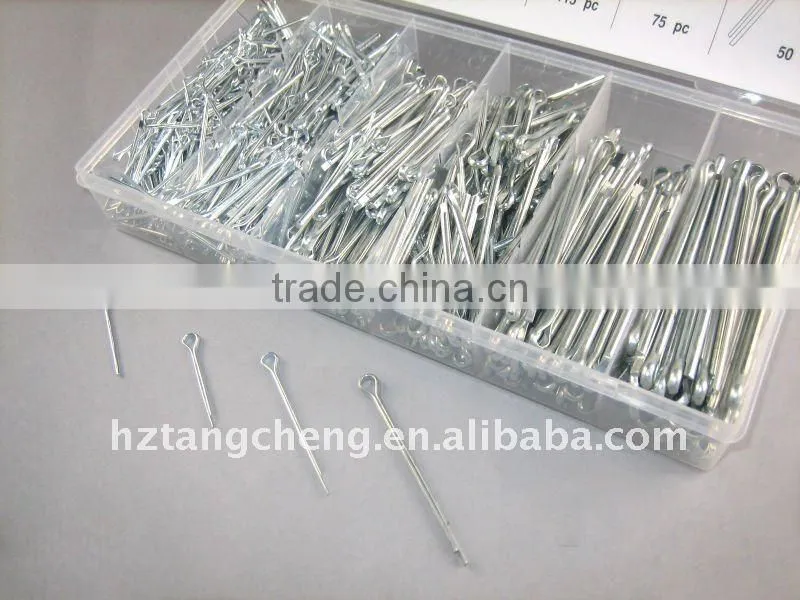 Hardware 1000pc Cotter Pin Assortment/Kit/Set