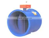 zipper style butterfly valve