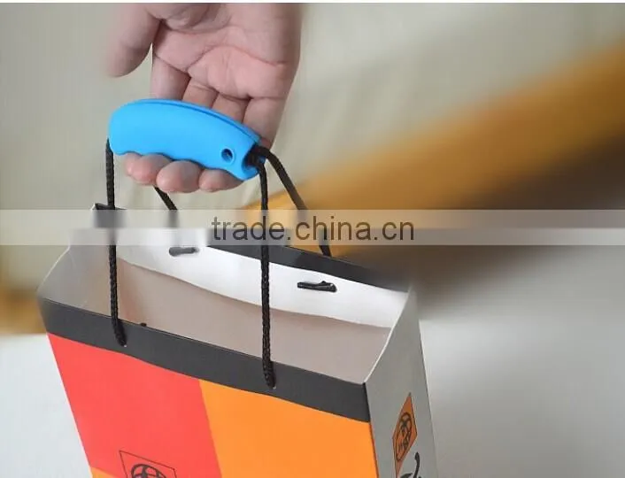 Silicone bag carrier holder