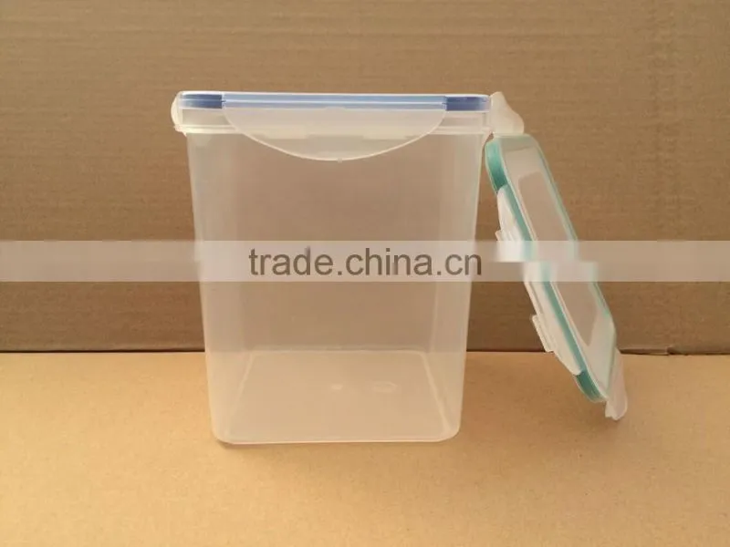food grade 1L pure PP Plastic square container with sealed cap Square storage container
