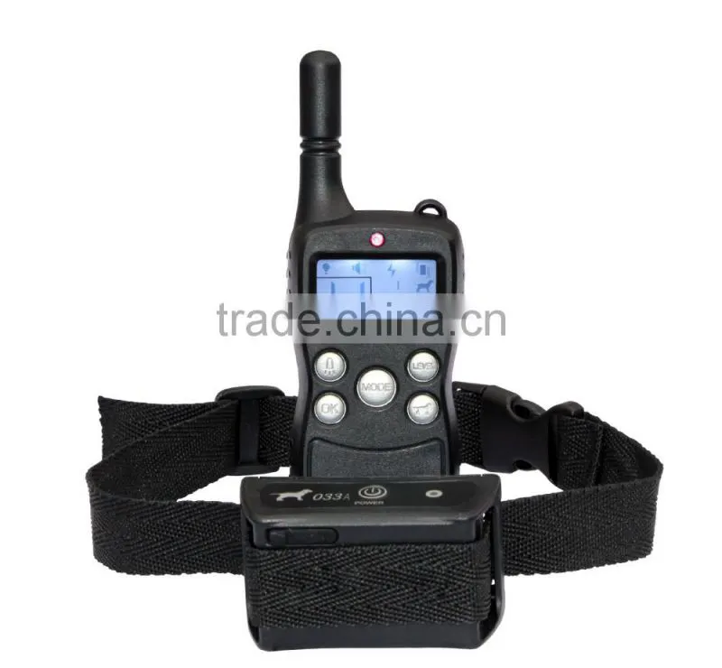Visson wholesale pet training products VS-033 electric remote dog training collar with waterproof