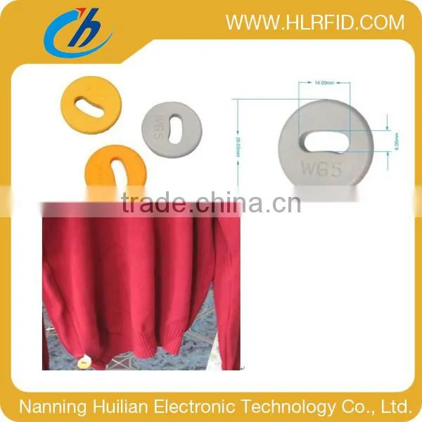 popular washable hard rfid circle lf laundry tag