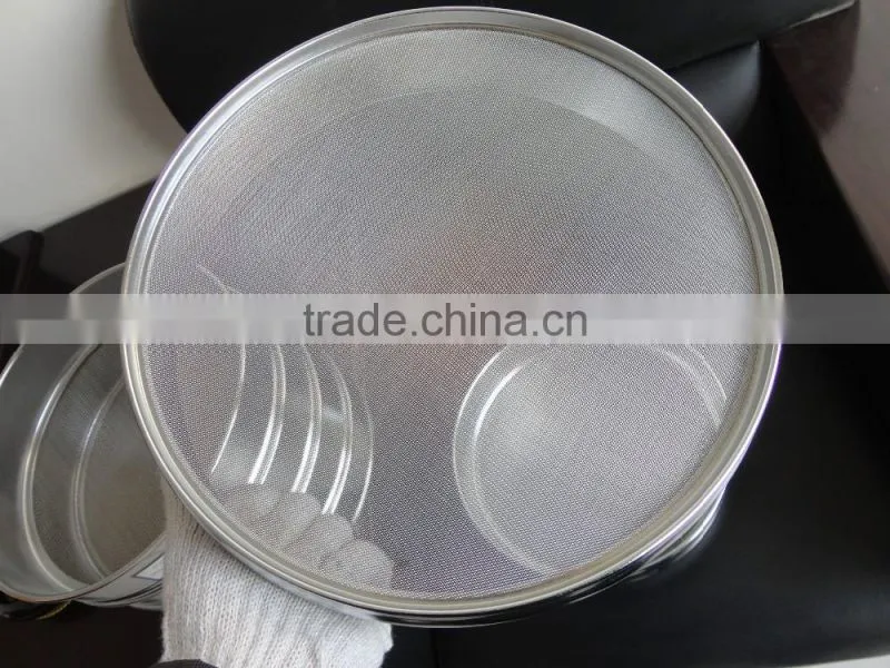 Dia.200mm stainless steel test sieve shaker analysis sifter woven mesh strainer