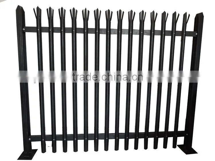 Direct factory China made galvanized palisade fencing