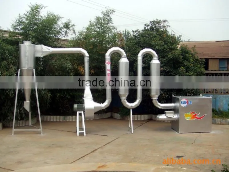 2015 New type airflow dryer machine/Wood sawdust dryer from China with furance