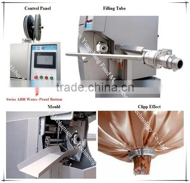 20-120mm Sausage Diameter Sausage Clipper Pneumatic