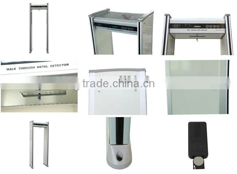 high sensitivity walk through door frame metal detector