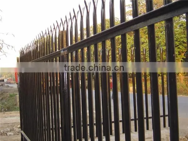Top supplier low carbon steel wire palisade fence
