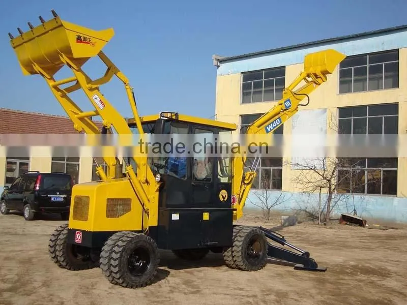 WZ40-16 mini wheel backhoe loader , small backhoe loader for sale 2015 good performence!
